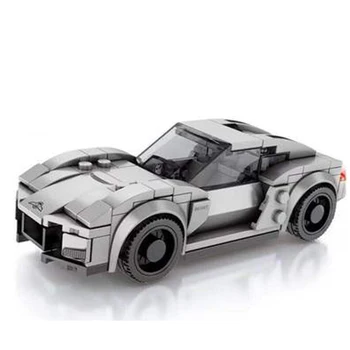 

Children 183+Pcs STEM Super Racing Car Model Blocks Small Particle Building Blocks Educational Toy Gift Set For Kids - Grey