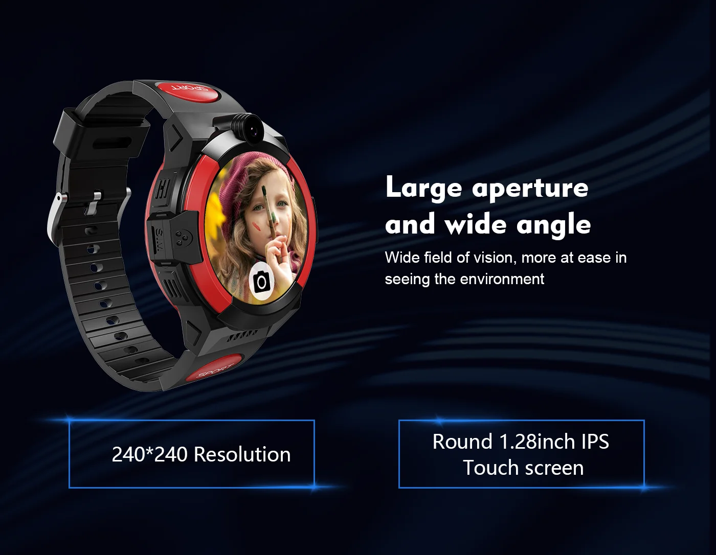 2022 New 4G Kids Smartwatch 1.28" Waterproof GPS WiFi LBS Tracking SOS Video Call SIM Phone Watches for 3~12 Boys Girls LT32