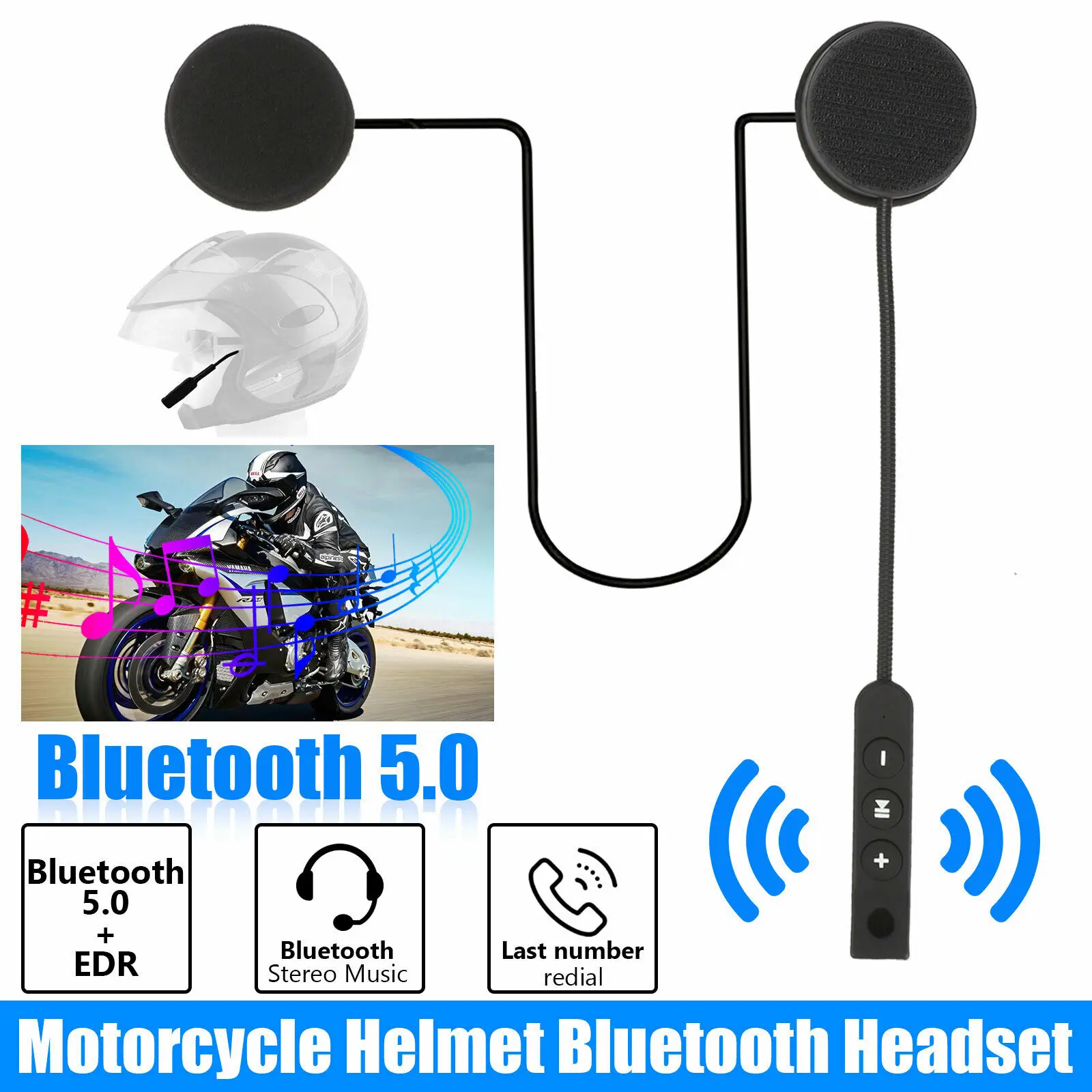 rechargeable bluetooth motorcycle speakers
