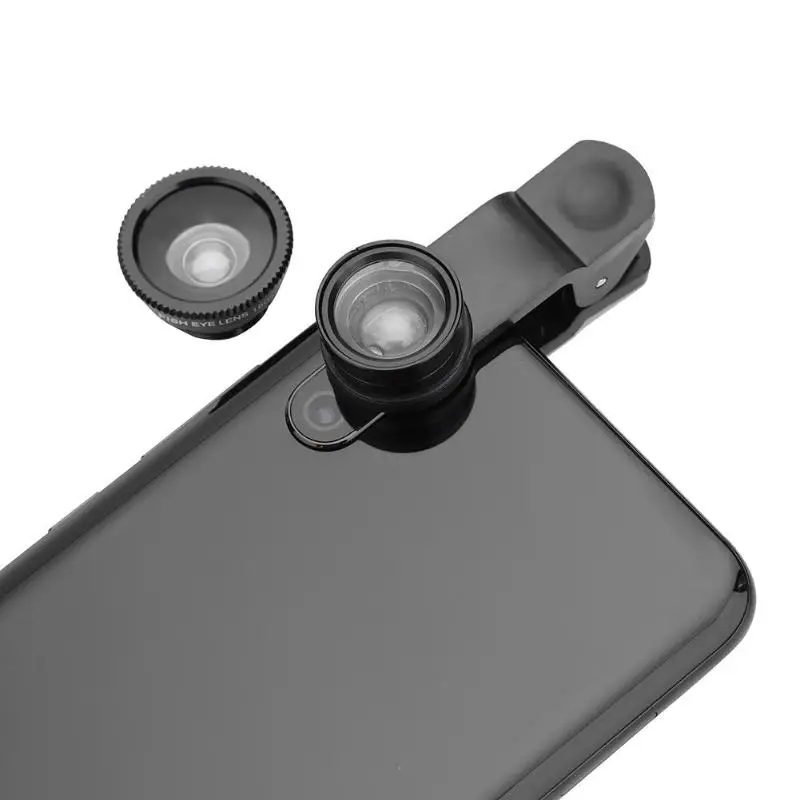 Универсальный Zoomable 12X Монокуляр мобильный зум 10 в 1 смартфон камера зум объектив клип оптический набор "телескоп" телеобъектив