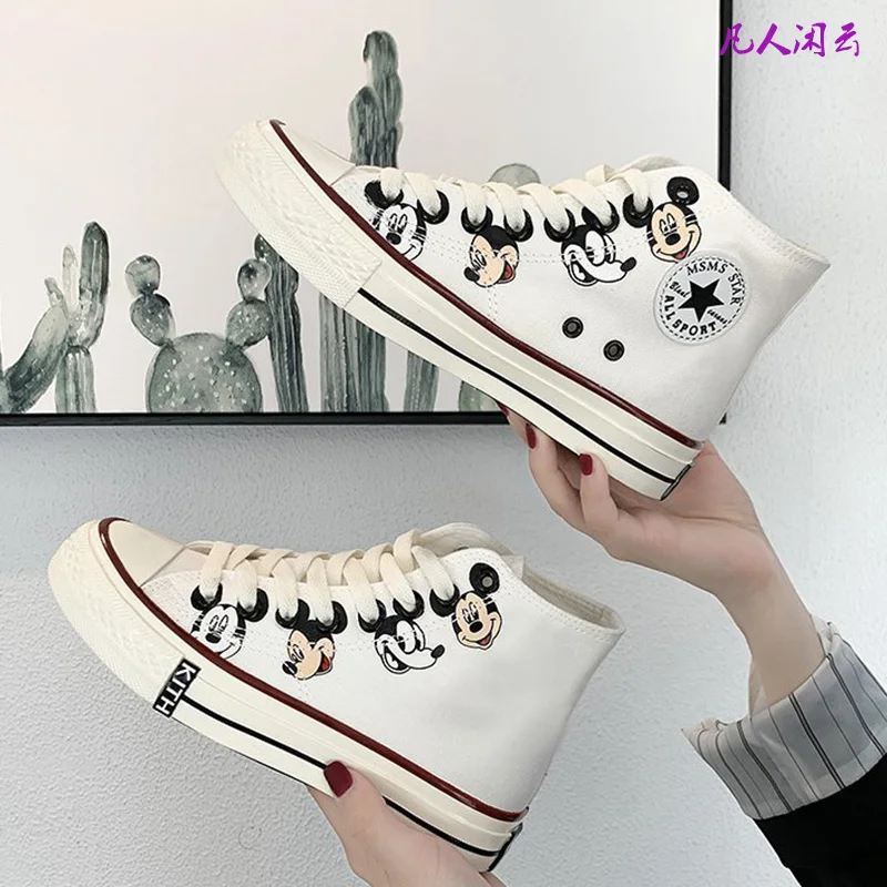 mickey mouse canvas shoes