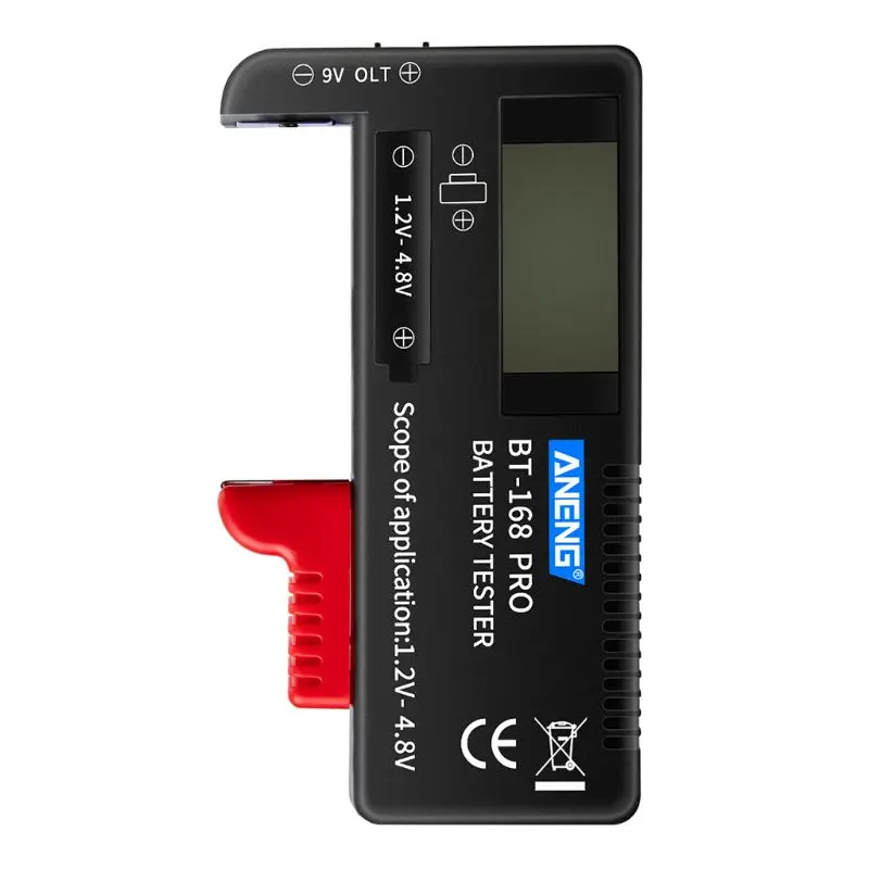 

BT168 PRO Battery Capacity Tester for 9V 3.7V 1.5V AA AAA Cell C D 18650 Battery G88A
