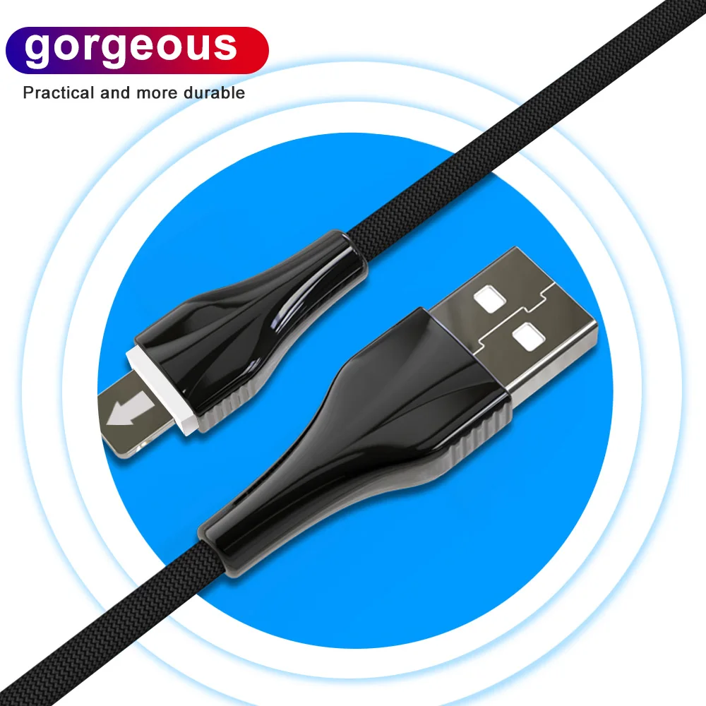 

Mobile Phone Cable For Samsung Type C Micro USB For iPhone 7 8 X 11 Fast Charging Cable Data Line Fast Chager Cord Android Cable