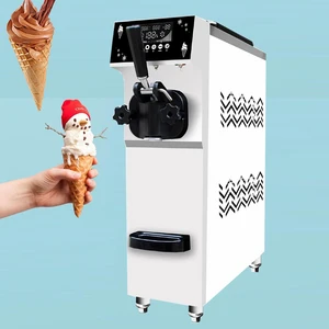 Commercial Single Heads Ice Cream Machine 220V 110V Soft Ice Cream Making Machine