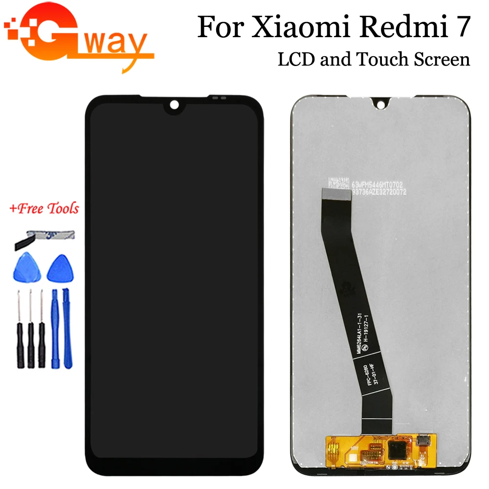 

6.26" For Xiaomi Redmi 7 LCD Display+Touch Screen Digitizer Assembly For Redmi7/Red Rice 7/Red Rice7 Replacement + Tools