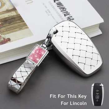 

Car TPU key case keyfob For Lincoln MKC MKX MKZ 2017 2018 key cover 4 Buttons key Housekeeper Remote Smart key Sport Protector