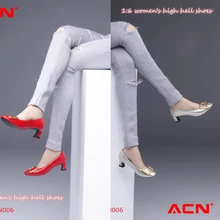 

1/6 ACNTOYS ACN006 Elegant Gentle Middle Heel Female Shoes Model Fit 12 inch Soldier Action Figure Body