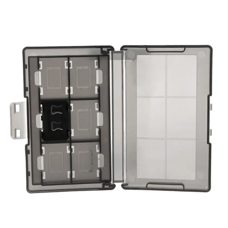 

12+2 Slots Protective Case Game Memory Cards Cartridge Holder Storage Box Organizer Portable for Nintendo Switch