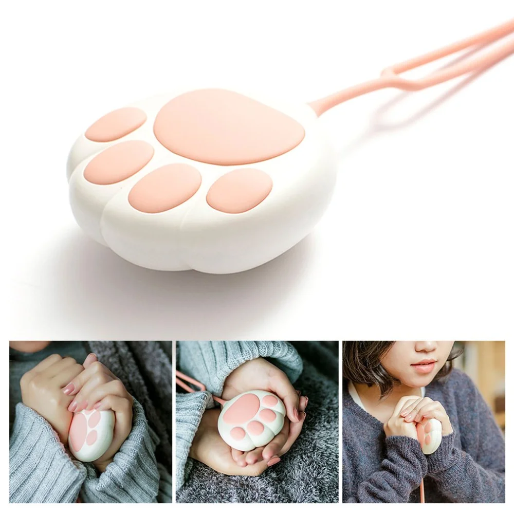 

Mini Cat Palm Handy Warmer Hand Heater USB Chargeable Mobile Power Charging Hand Heater Portable Winter Warm Baby heating pad