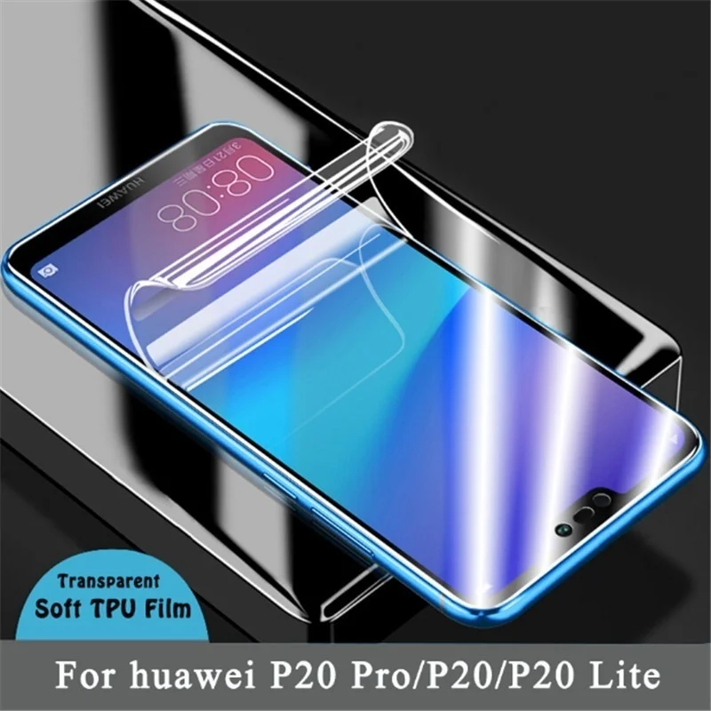 Hydrogel Film Voor Huawei P30 Lite P20 Pro Plus Screen Protector Op De