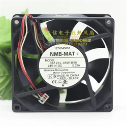 Original 3612KL-05W-B56 24V 0.32A 9032 9CM four-wire converter cooling fan