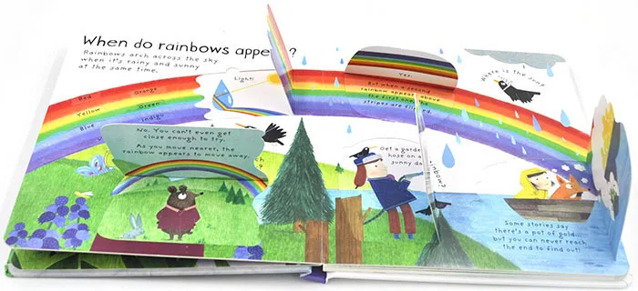 Usborne Lift the flap первые вопросы и ответы что делает это дождь английский обучающие