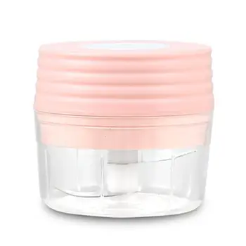 

Mini Electric Food Chopper Powerful Cordless Electric Vegetable Chopper Masher USB Rechargeable Food Shredder with Charging Cabl