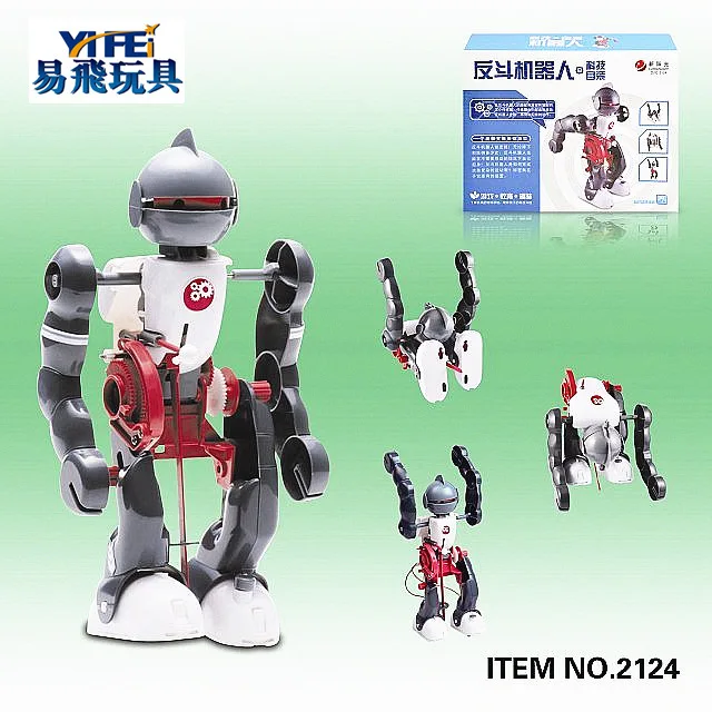 

2123 Electric Toy Robot Science And Technology Self-Loading Game Education Fun DIY Educational Scientific And Educational Toy St