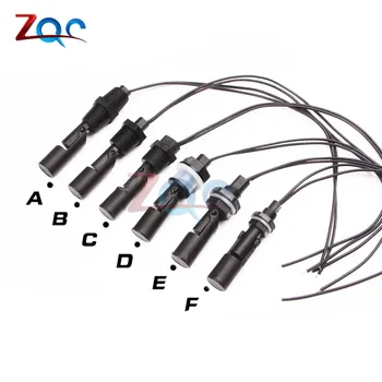 

A/B/C/D/E/F Type Low Pressure Water Level Switch 100V Liquid Level Sensor PP Plastic Float Switch for Fish Tank Pool Aquarium