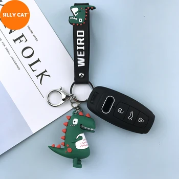 

Car Keychain Remote Car Key Case Cover Holder Chain Fob Suitable For Audi A6 C8 A7 4KA A8 4N2 4N8 Q8 4MN Car styling Accessories