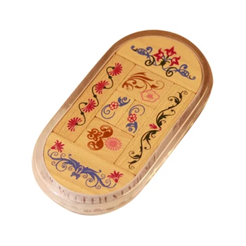 

Flower Signet Stamps For Children Office Wooden Diary Gifts DIY Scrapbooking Card Making Floral Patterns School Planner Home