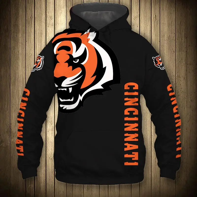 sexy costumes for women Fashion Cincinnati Men's casual 3D sweatshirts Graffiti letters cartoon tiger print Bengals hoodies cat woman costume