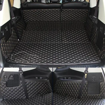

Custom car trunk mats for Infiniti QX56 8seats 2015-2009 waterproof boot carpets cargo liner for QX56 2011 styling