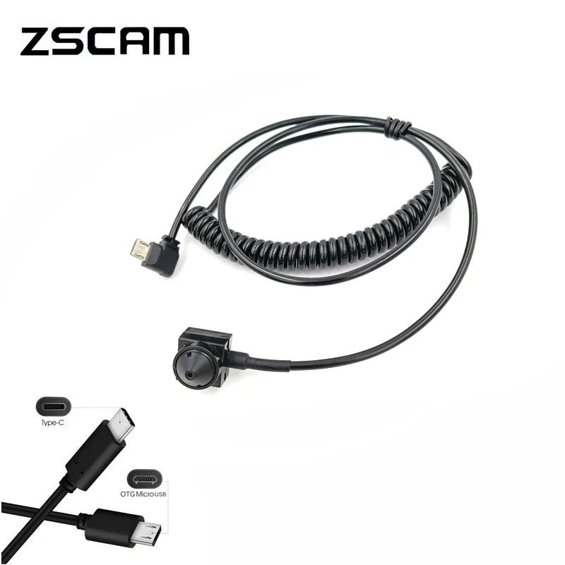 

ZSCAM 15x15mm 720P/1080P 1MP/2MP HD Mini Otg Micro USB/Type-C Connection Camera For Android Device Use