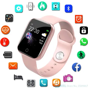 New Smart Watch Women Men Smartwatch For Android IOS Electronics Smart Clock Fitness Tracker Silicone Strap Smart-watch Hours