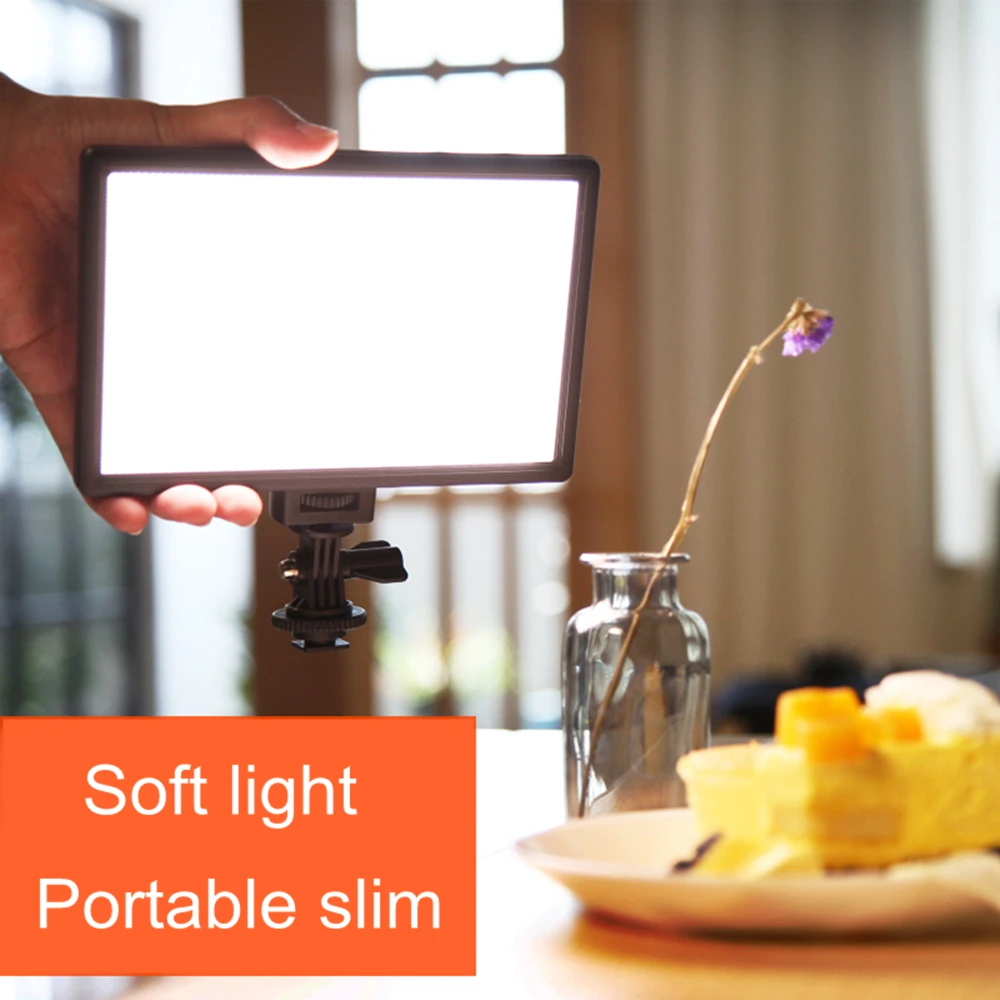  Viltrox L116T Portable LED Video Light Ultra-thin LCD Bi-Color Dimmable DSLR Studio mini Lamp Panel