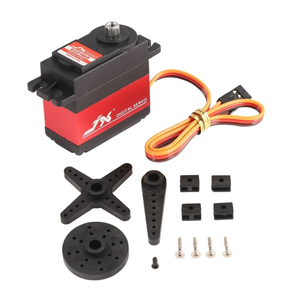 

JX PDI-6221MG 20KG Large Torque Digital Coreless Servo Aluminium Metal Gears For RC Model