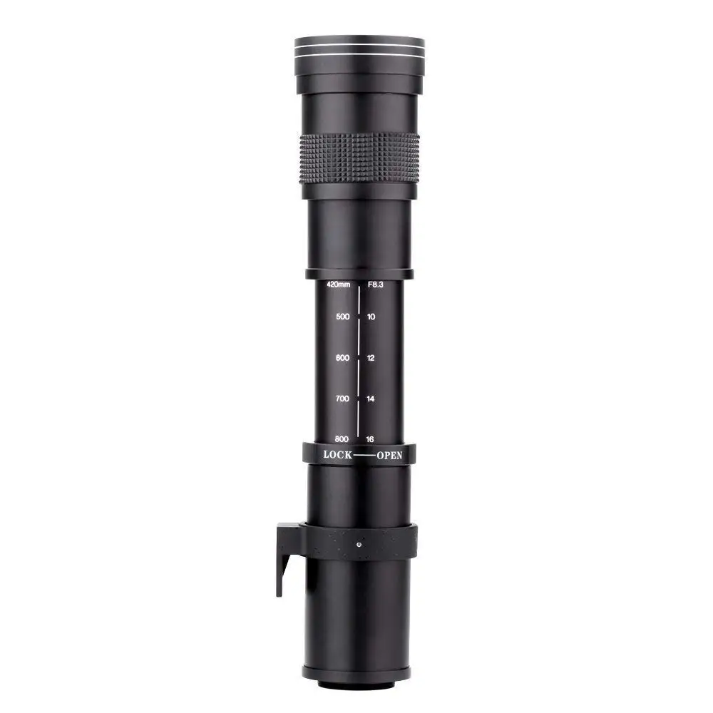 Переходное кольцо для объективов Fotga 420-800mm f/8,3-16 Супер телефото зум-объектив для цифровой однообъективной зеркальной камеры Canon EOS 1D 5D 6D 7D 10D 20D 30D 40D 50D 60D 100D 300D 350D 400D 450D