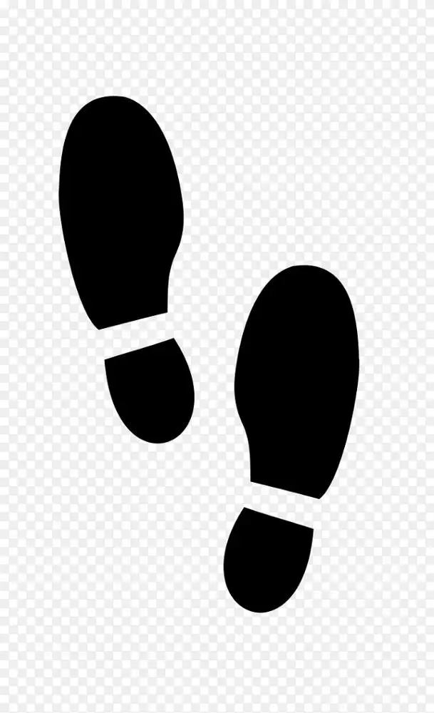 脚印鞋剪贴画