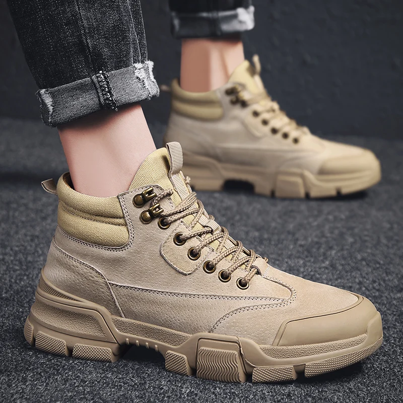 Мужские зимние ботинки плюшевые теплые мужские высококачественные