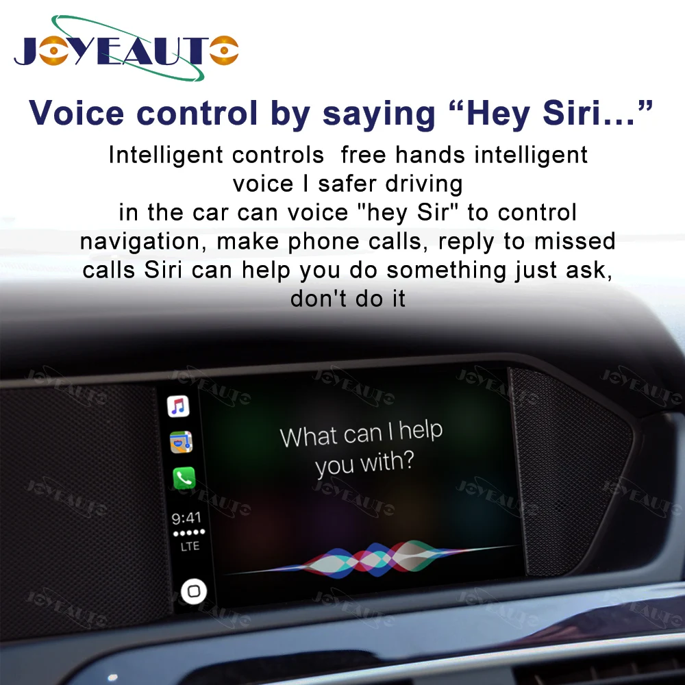 Joyeauto беспроводная Apple Carplay для Mercedes NTG4.0 A B C E GLK GLA ML SLK Class 2007-2011 Benz Car play Android Auto/Mirroring