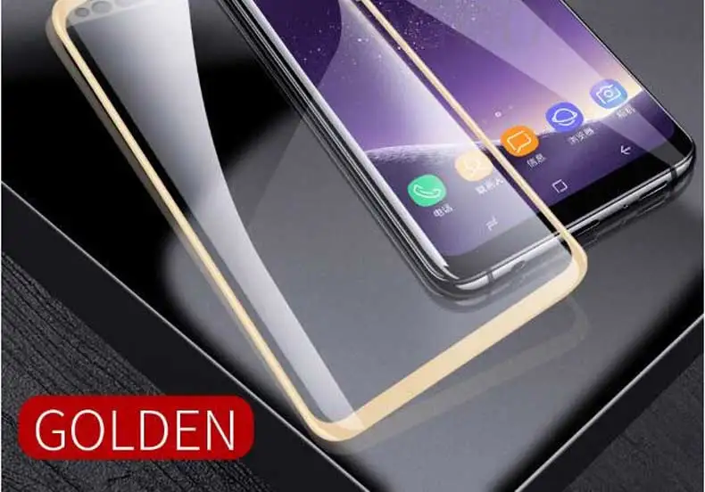 100D закаленное стекло с закругленными краями для samsung Galaxy S7 S6 Edge S8 S9 Plus защита экрана на samsung S9 Note 8 9 стеклянная пленка