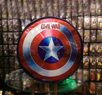 

Avengers Backpack Cosplay Accessories Captain America Rogers Shield Backpack New Anime Unisex