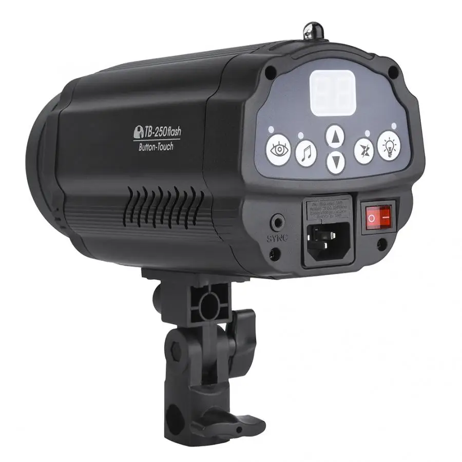 NiceFoto TB-250 250W 5500K GN55 Фотостудия Flash светильник 50W Slave Bulb Studio Flash светильник