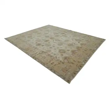 

270x346 Cm Beige Handmade Oushak Rug-9x11 Ft