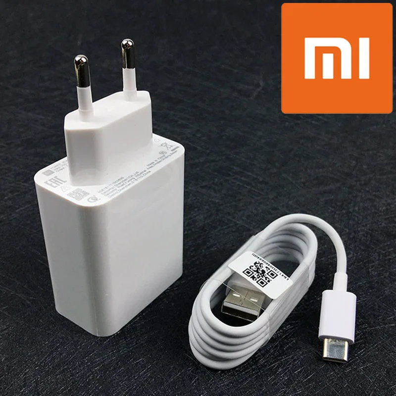 

Xiaomi 27W Original EU Fast Charger QC 4.0 Turbo Charge Wall power adapter usb c for mi 9 SE 9T CC9 MAX 3 Mix 3 Redmi note 7 k20