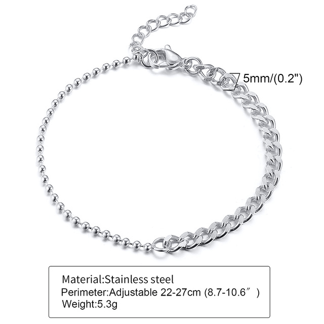 Anklet, Stainless Steel Rope Ankle, Anklets Bracelets for Men Women, Adjustable Twisted Rope Bracelet Gift