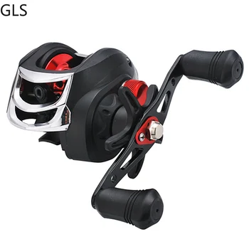 

7.2:1 High Speed Baitcasting Reel 218g Ultra Light Wheels 8Kg Braking Power Left Right Hand Metal Spool Fishing Reel