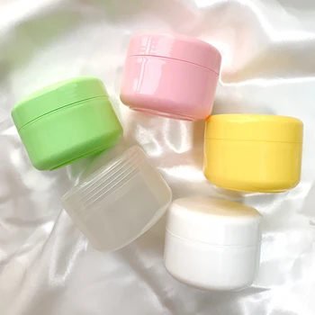 

Happy Monkey 100/150ml Macaron Slime Box 20pcs/Lot Slime Container Plastic Storage Box Jars For Fluffy Cloud Clear Slime Clay