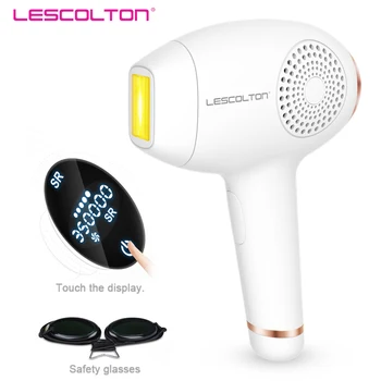 

NEW Lescolton IPL Epilator Permanent Laser Hair Removal machine LCD Display touch depilador a laser Bikini Trimmer Photoepilator