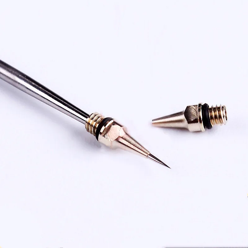 0.2/0.3/0.5mm Airbrush Nozzle Needle Replacement Parts for Airbrushes Spray Gun Model Spraying Paint Sprayer Tool Accessories