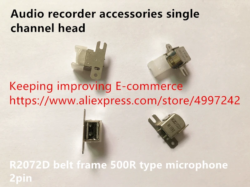 Горячие точки аудио рекордер аксессуары одноканальный головы 2pin ремень рамки 500R тип микрофон R2072D сенсор переключатель