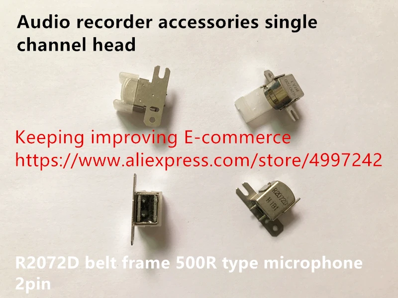 

Hot spot audio recorder accessories single channel head 2pin belt frame 500R type microphone R2072D sensor switch