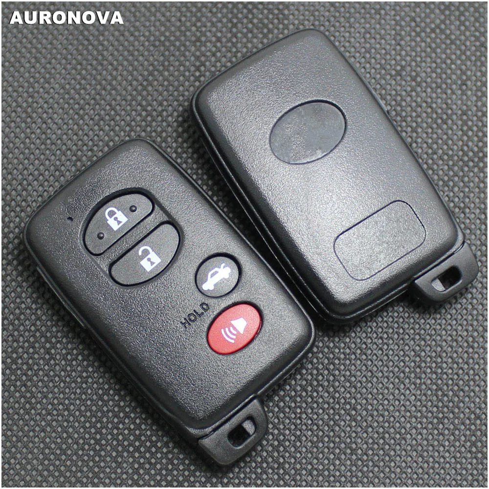 Auronnova новая Замена ключа без ключа для Toyota Avalon Camry Corolla Prius Sequoia 3+ 1 кнопки дистанционный ключ-брелок от машины чехол