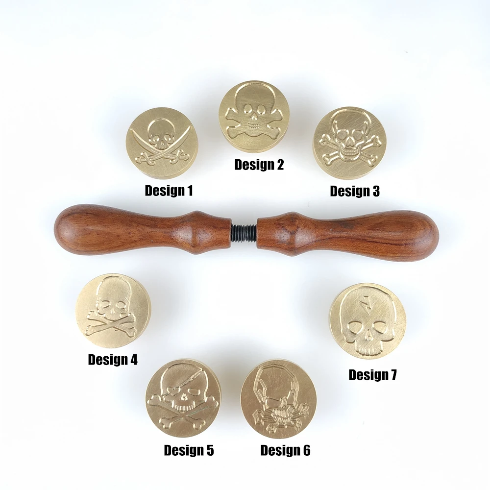 Skull wax stamp 1-3