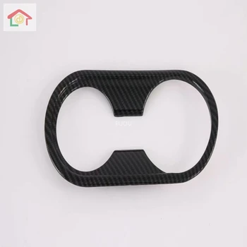 

For Kia Forte Cerato k3 2019 2020 Carbon Fiber Cup Holder Water Bottle Decoration Frame Sticker Interior Accessories Car Styling