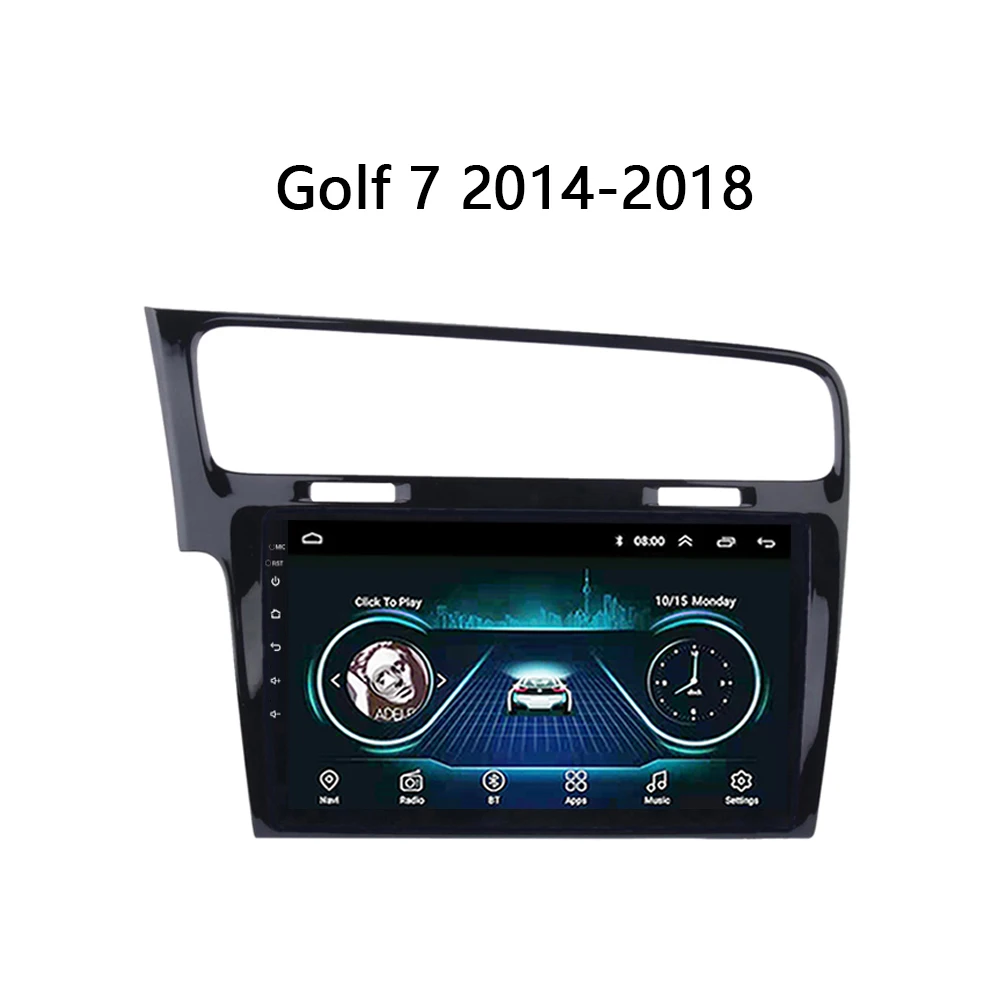 Car Radio For Volkswagen Golf 7 2013 2014 2015 DVD Multimedia system vehicle GPS support FM carplay WIFI Android 8.1 10\