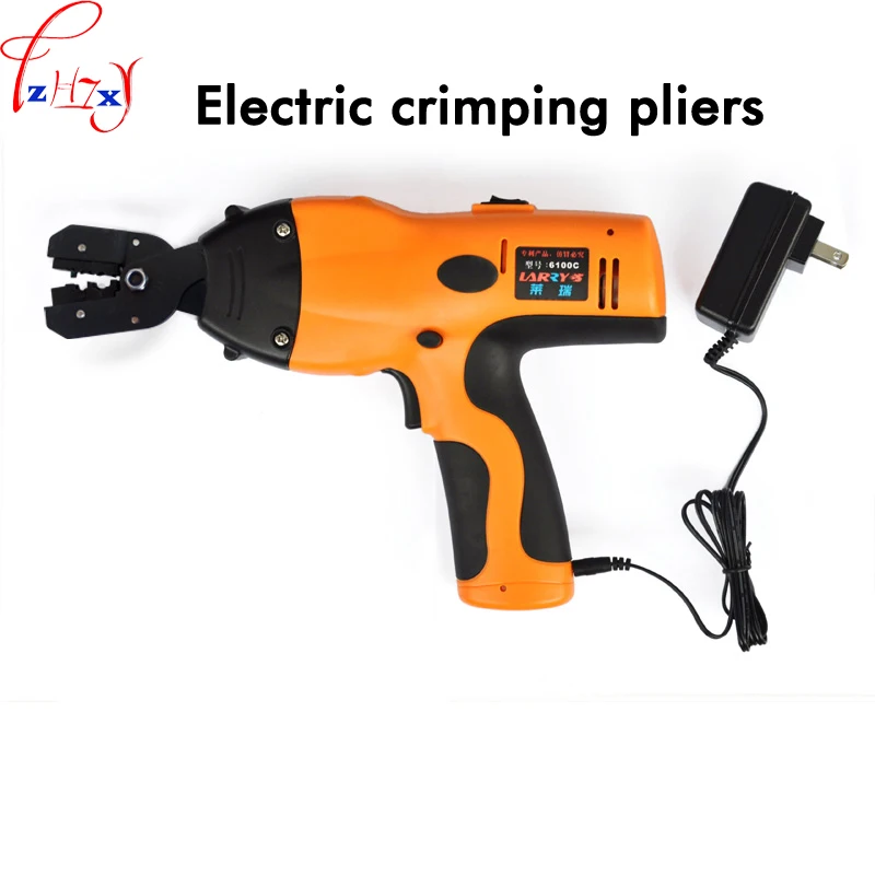 

7.2V Hand-held Electric Pressure Tongs Machine 6100C Insulated Cold Pressure OT Bare Terminal Wire Pliers Crimping Machine