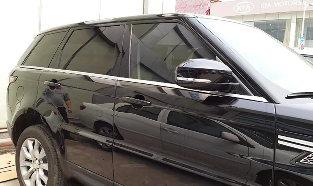Нержавеющая сталь внешний подоконник крышка планки для Range Rover Sport стайлинга автомобилей