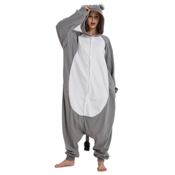 

Women Rhinoceros Kigurumi Onsie Animal Pajamas Onesies For Adults Bodysuit Winter Sleepwear Halloween Cartoon Cosplay Costume